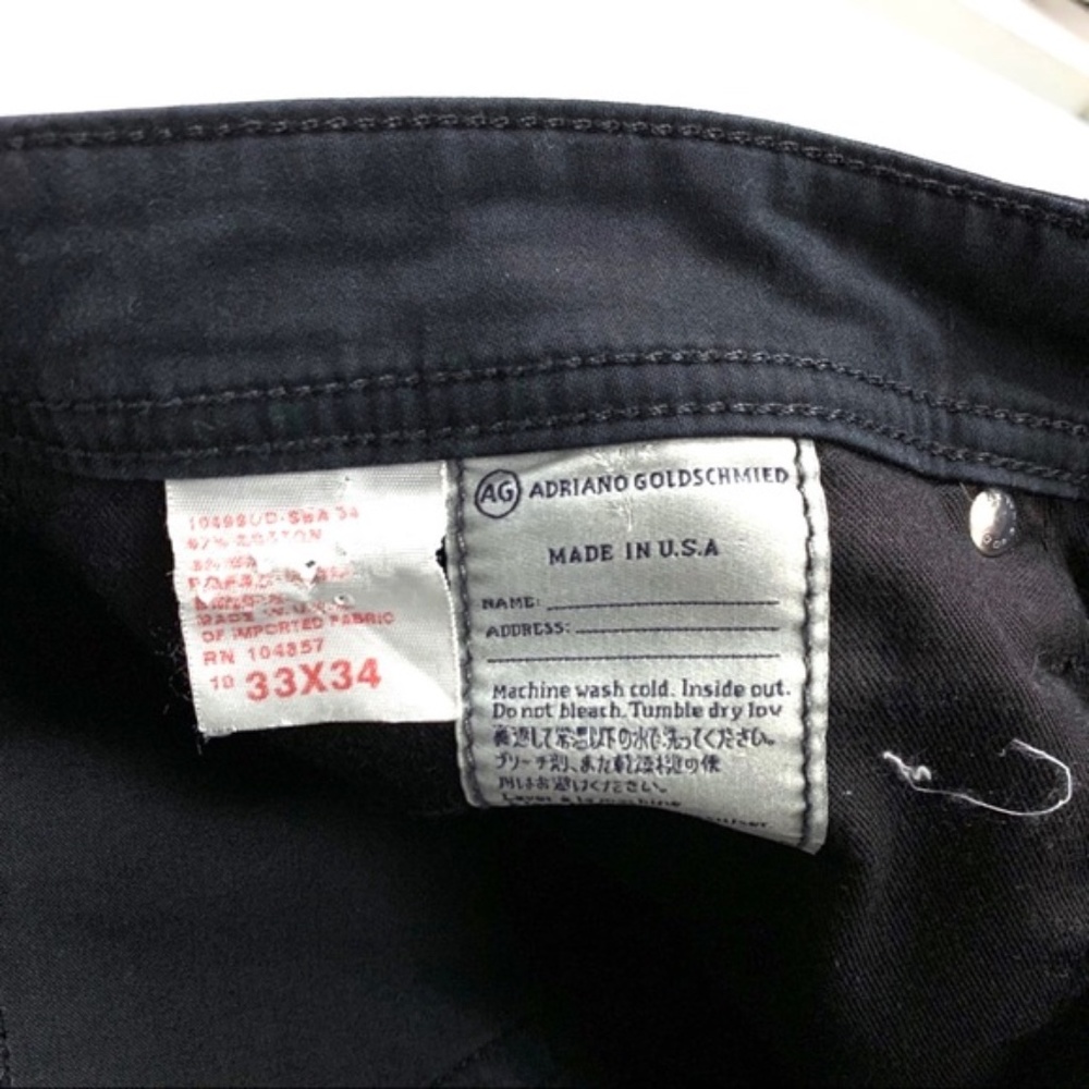 AG Adriano Goldschmied black men The Protege Jeans - Picture 7 of 8